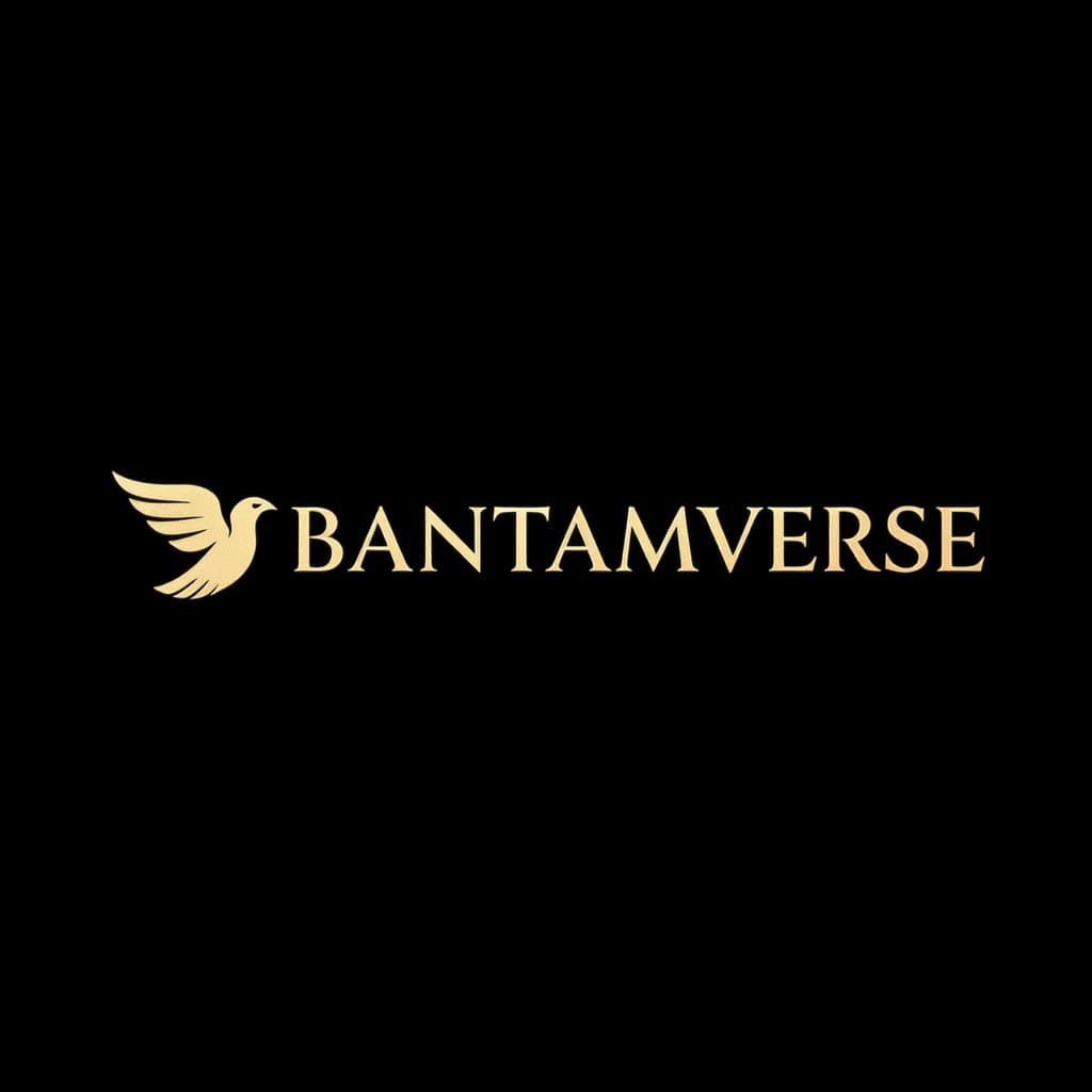 Bantamverse — rooster mark and wordmark